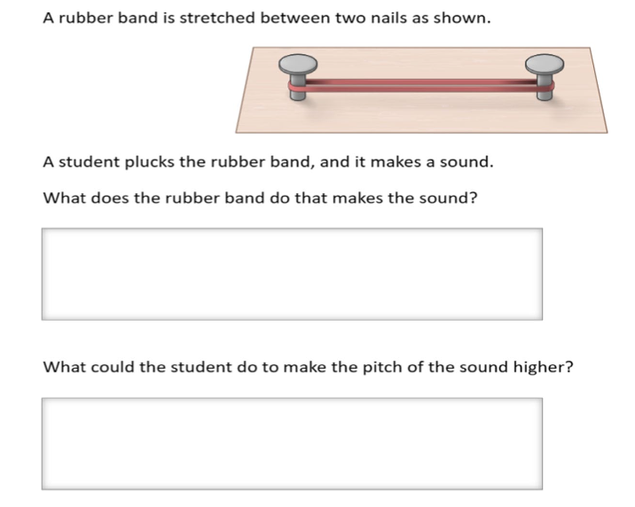 Example NAEP science constructed-response item used in the study